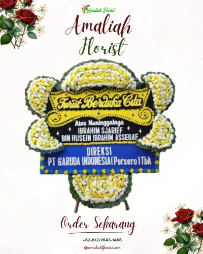 Papan Bunga Duka di Cibetok